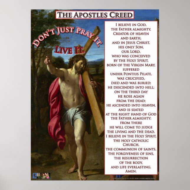 Apostles Creed Poster (Framsidan)