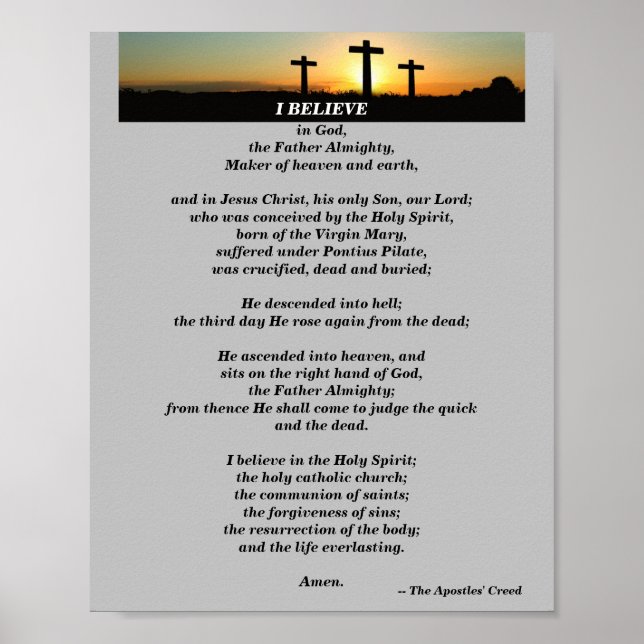 Apostles troende poster (Framsidan)