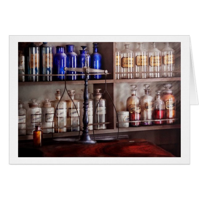 Apotek - Apothecarius Hälsningskort (Framsidan Horizontal)