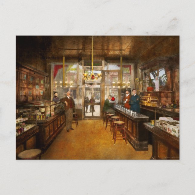 Apotek - Congdon's Pharmacy 1910 Vykort (Framsida)