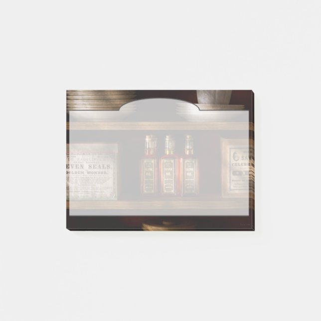 Apotek - för alla dina smörjningsbehov post-it block (Framsida)