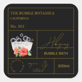 Apotek Hibiskus Bubbeldbad Etikett