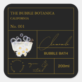 Apotek Kamomill Bubbeldbad Etikett