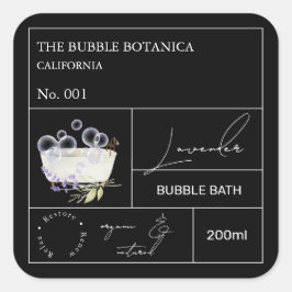 Apotek Lavendel Bubbeldbad Etikett