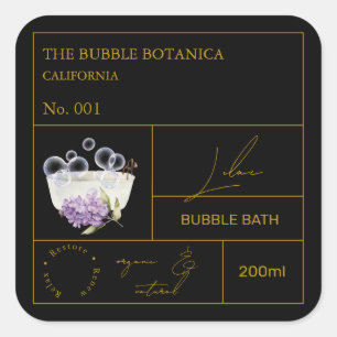 Apotek Lilac Bubbades Etikett