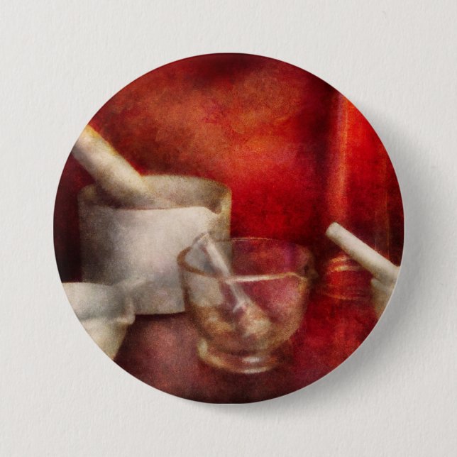 Apotek - Pestle - ändlös variation Knapp (Framsida)