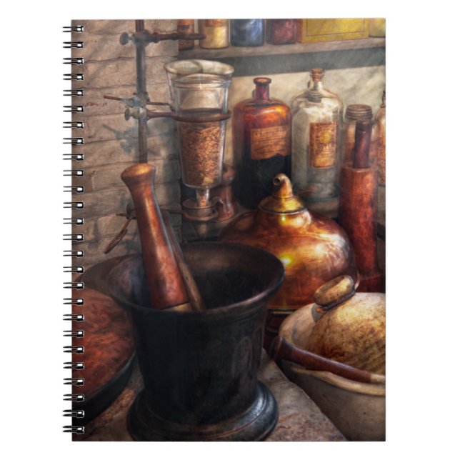 Apotek - Pestle - Pharmacology Anteckningsbok Med Spiral (Framsidan)