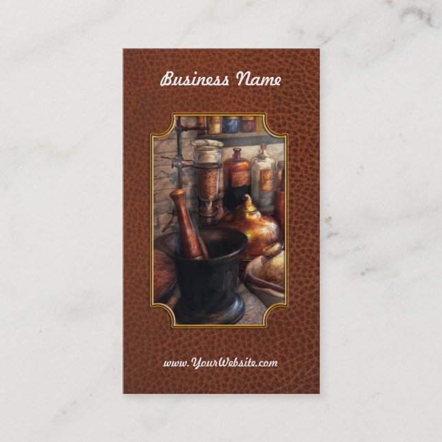 Apotek - Pestle - Pharmacology Visitkort (Framsida)