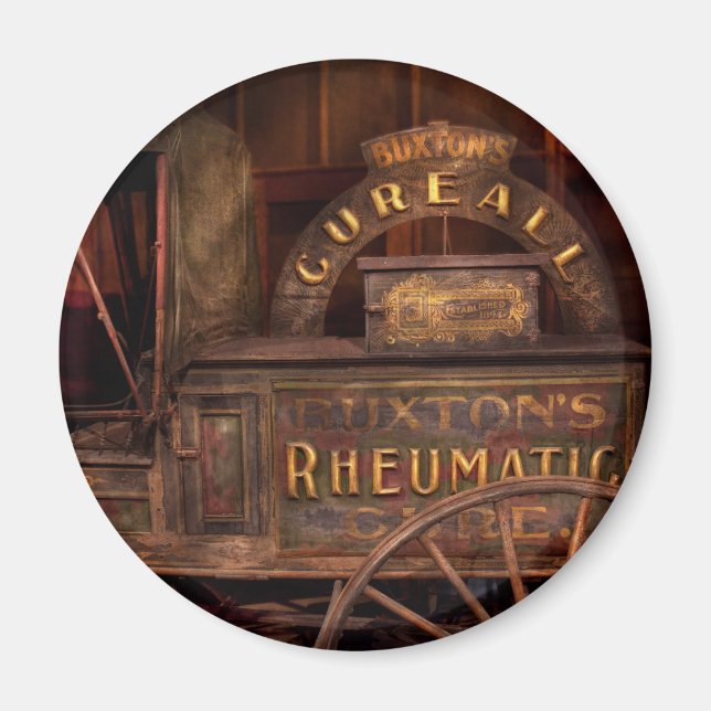 Apotek - reumatisk strålvagn magnet (Framsidan)