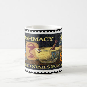Apotek Rx ~Druggist~Apothecary Stamp~Pharmacist Kaffemugg