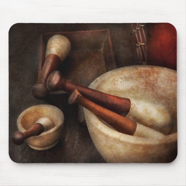 Apotek - som är tillbaka till plugghästen musmatta (Framsidan)