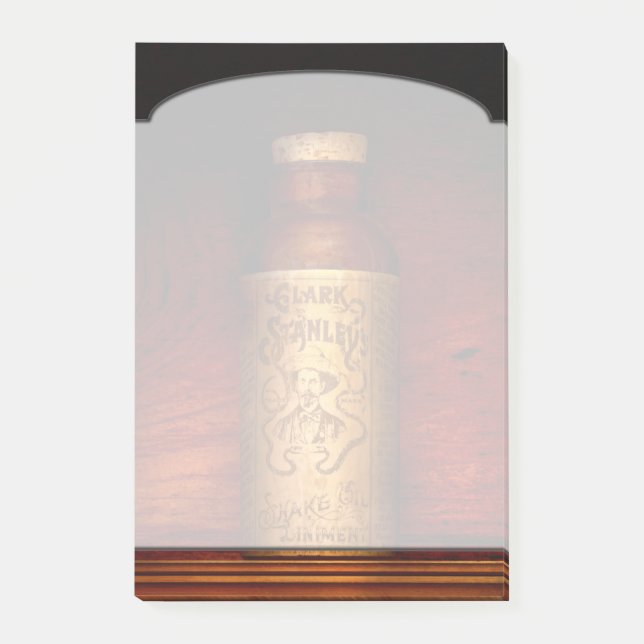 Apotek - ursprunglig ormolja post-it block (Framsida)