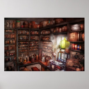 Apotek - Utrustning - Merlins studie Poster