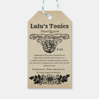 Apotekär Märkre Presentetikett