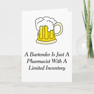 Apotekardagen - ett roligt hälsningskort kort