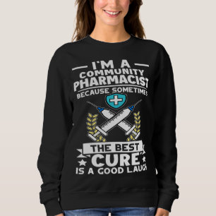 Apotekare Bästa Kur Är Ett Gott Skratt T Shirt