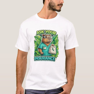 Apotekare: fråga din försäkringsskjorta t shirt