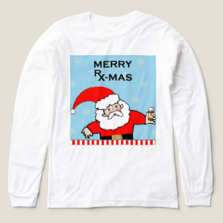 Apotekare jul t-shirt i triblend-tyg