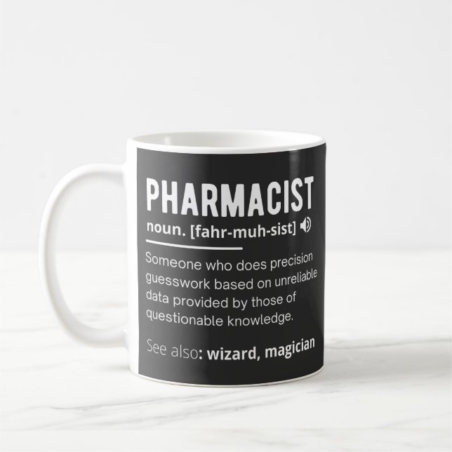 apotekare kaffemugg (Vänster)
