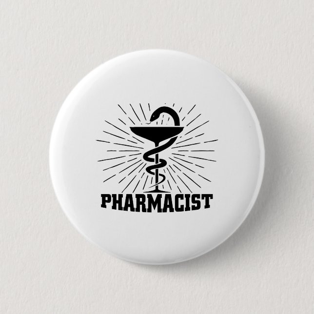 Apotekare| Pharmacy Student Pharmacy Gift Knapp (Framsida)
