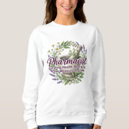 Apotekare som kuraterar hälsapotek botanisk t shirt