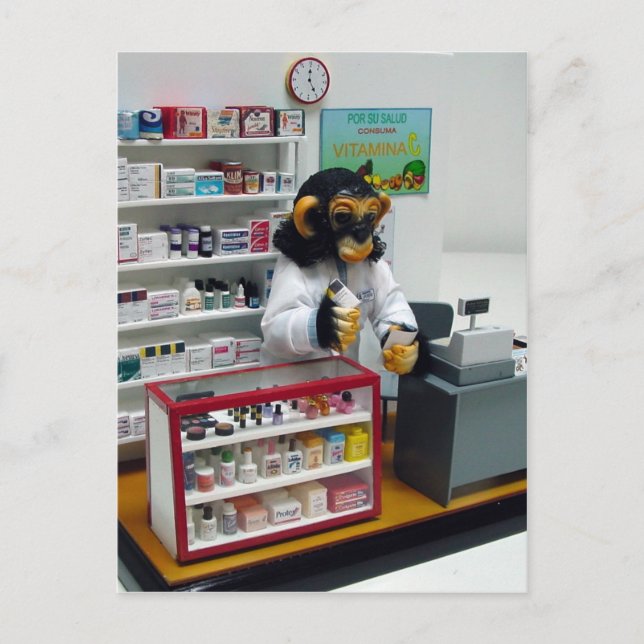 apotekare vykort (Framsida)