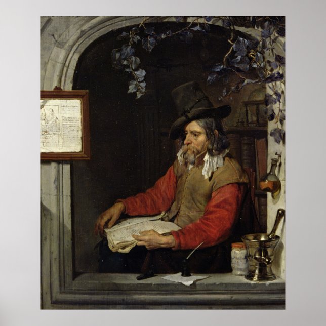 Apotekaren eller, kemist poster (Framsidan)