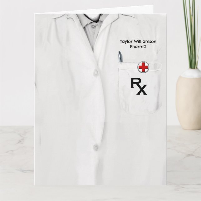 Apotekarutbildning Apotekare Examen Kort (Framsida)