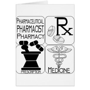 ApotekPharmacistLOGOTYP Hälsningskort