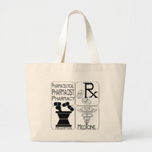 ApotekPharmacistLOGOTYP Jumbo Tygkasse