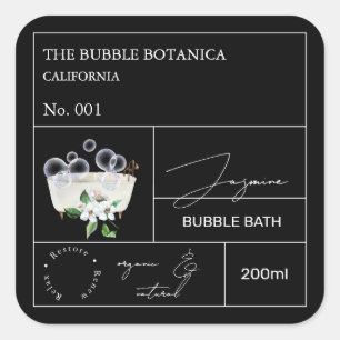 Apoteks Jasmine Bubbeldbad Etikett