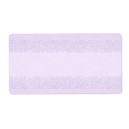 Apoteksetikett för Lavender Blommigt Fraktsedel