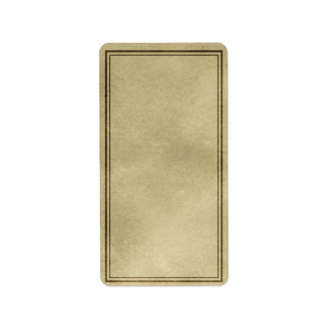 Apoteksetikett för medelstort Lodrät Adressetikett (Framsidan)