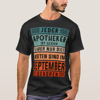 Apoteksfödelsedag september fött apotek t shirt