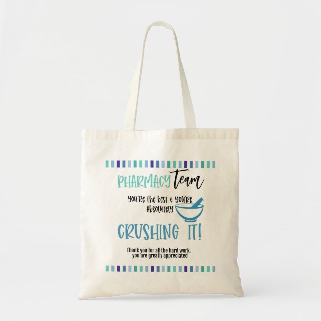 Apoteksgruppen, tack för allt hårt arbete. tygkasse (Framsidan)