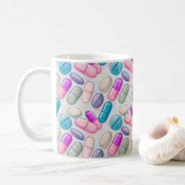 Apotekspastellpiller Illustration Kaffemugg