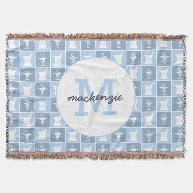 Apotekssymbol | Farmaceut | Anpassningsbar för apo Filt (Framsidan)