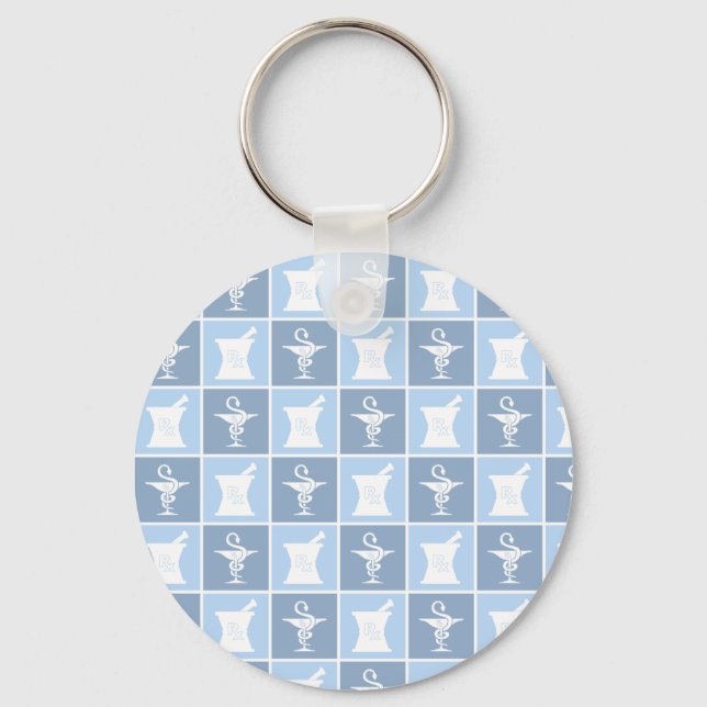 Apotekssymbol | Farmaceut | Pharmacy Tech Nyckelring (Framsida)