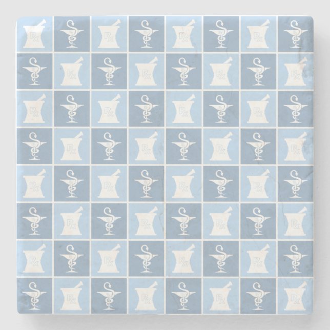 Apotekssymbol | Farmaceut | Pharmacy Tech Stenunderlägg (Framsidan)