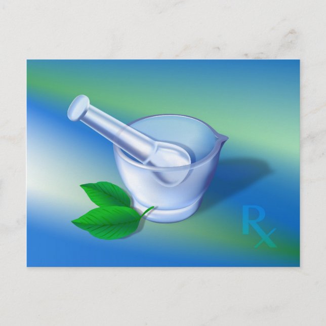 Apotekssymbol Vykort (Framsida)