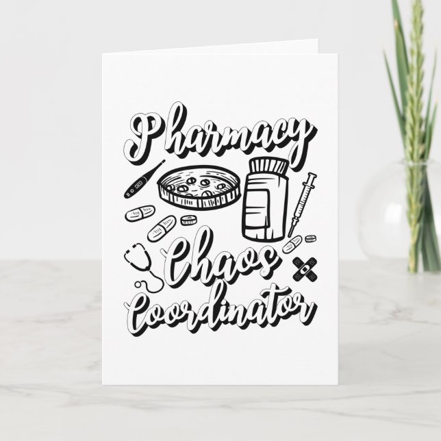 apoteksteknikens apotek Chaos-samordnare Kort (Framsida)