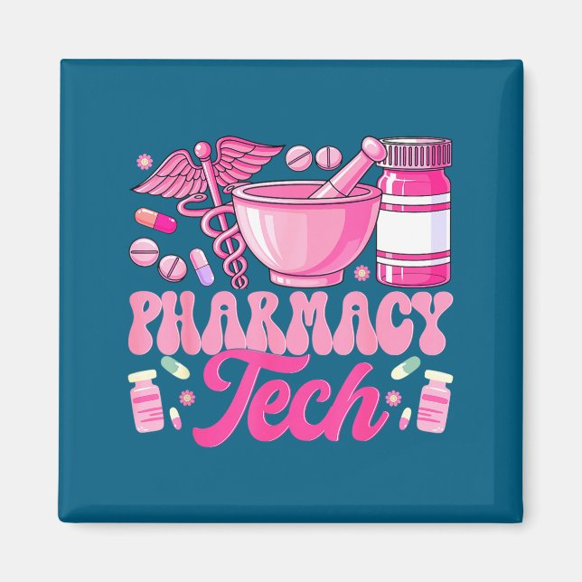 Apotekstekniker farmaceutstudent magnet (Framsidan)