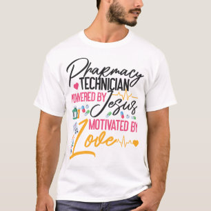 Apotekstekniker med Jesus i spetsen T Shirt