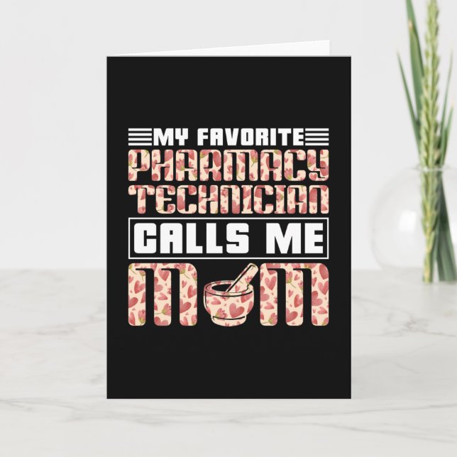 apotekstekniker Min favorittekniker kallar mig Mam Kort (Framsida)