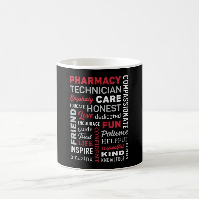 apotekstekniker Tech Medicine Pharmacine Quote Kaffemugg (Center)