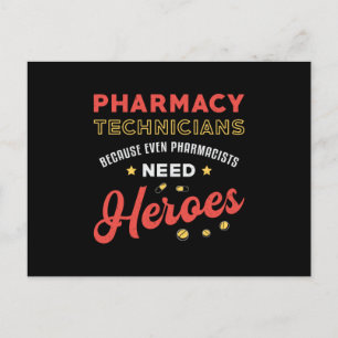 apotekstekniker Tekniker Tech Pharmacist Vykort