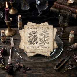Apoteksträdgård Giftsk Belladonna Pappersservett
