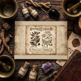 Apoteksträdgård Giftsk Nightshade Kort