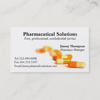 ApotekvisitkortPharmacist Visitkort