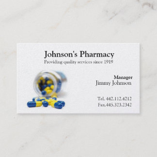ApotekvisitkortPharmacist Visitkort